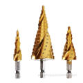 3PCS HSS Spiral Rowed Drill Bit